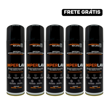 Kit 5 Imperlav - Protetor e Impermeabilizante de Tecidos